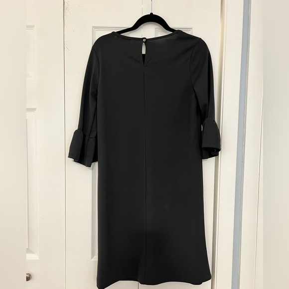 Flutter Sleeve Dress - Navy - Picture 7 of 9